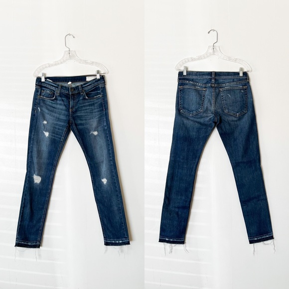 rag & bone distressed Dre jeans in Colvin | Sz 26 - Picture 4 of 9